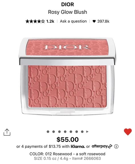 dior rosewood blush dupe